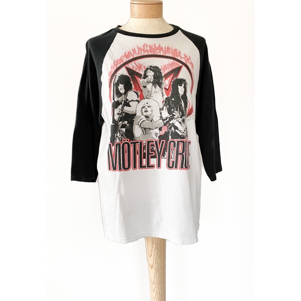 Motley Crue 3/4 Sleeve Baseball Tee